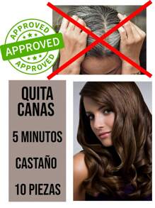 Kabocha Shop 10 sobres Tinte en shampoo para teñir cabello - Café - Ver 1