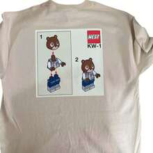Playera kanye west bricks - Caqui - Ver 4