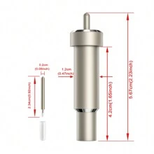 1 Stück Premium Klinge mit feiner Spitze, kompatibel mit Maker 3/Maker/Explore 3/Explore Air 2/Air/One/Venture, Klinge mit feiner Spitze und Gehäuse zum Schneiden von glitzerndem Vinyl/Karton, Kunstleder, Pergament