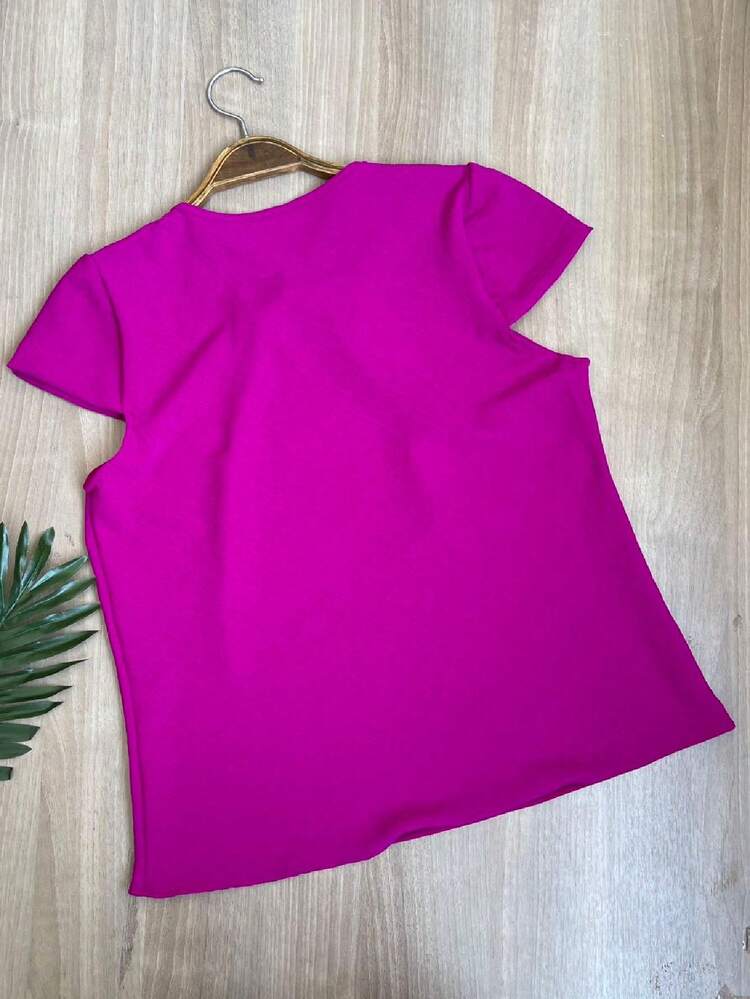 Women Tops - Màu Hoa hồng đỏ - Xem 2