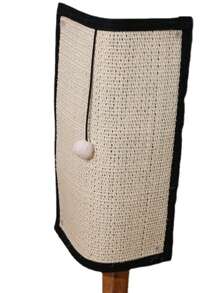 1pc Regular Jute Cat Scratching Board, Cat Claw Protector For Table Legs And Sofa, Indoors Use - Apricot - View 7