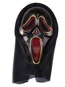 1pc Random Halloween Horror Party Costume Skull And Ghost Mask Halloween - Multicolor - View 3