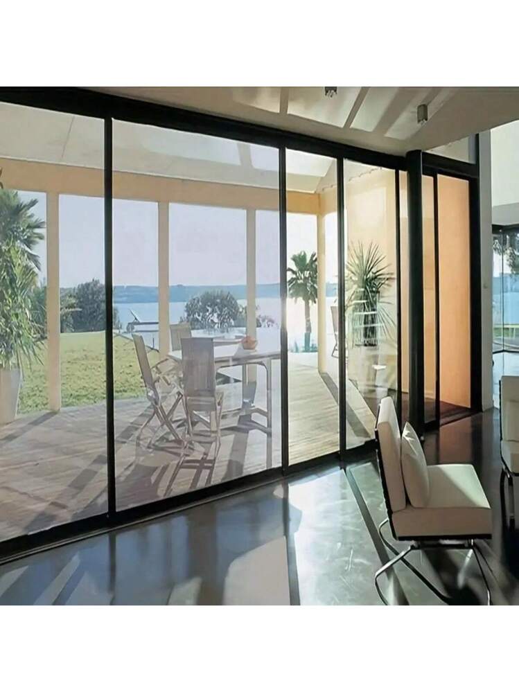 Pellicola Per Privacy Antiriflesso Con Controllo Termico E Filtro UV, Adesiva E Riflettente, Per Vetri Di Porte E Cucine