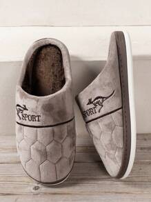 Zapatillas De Casa De Hombre Elegantes Y Cómodas - Caqui - Ver 2