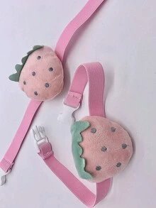 1pair Strawberry Cartoon Curtain Tiebacks For Creative Kids Room Decoration - strawberry - View 4