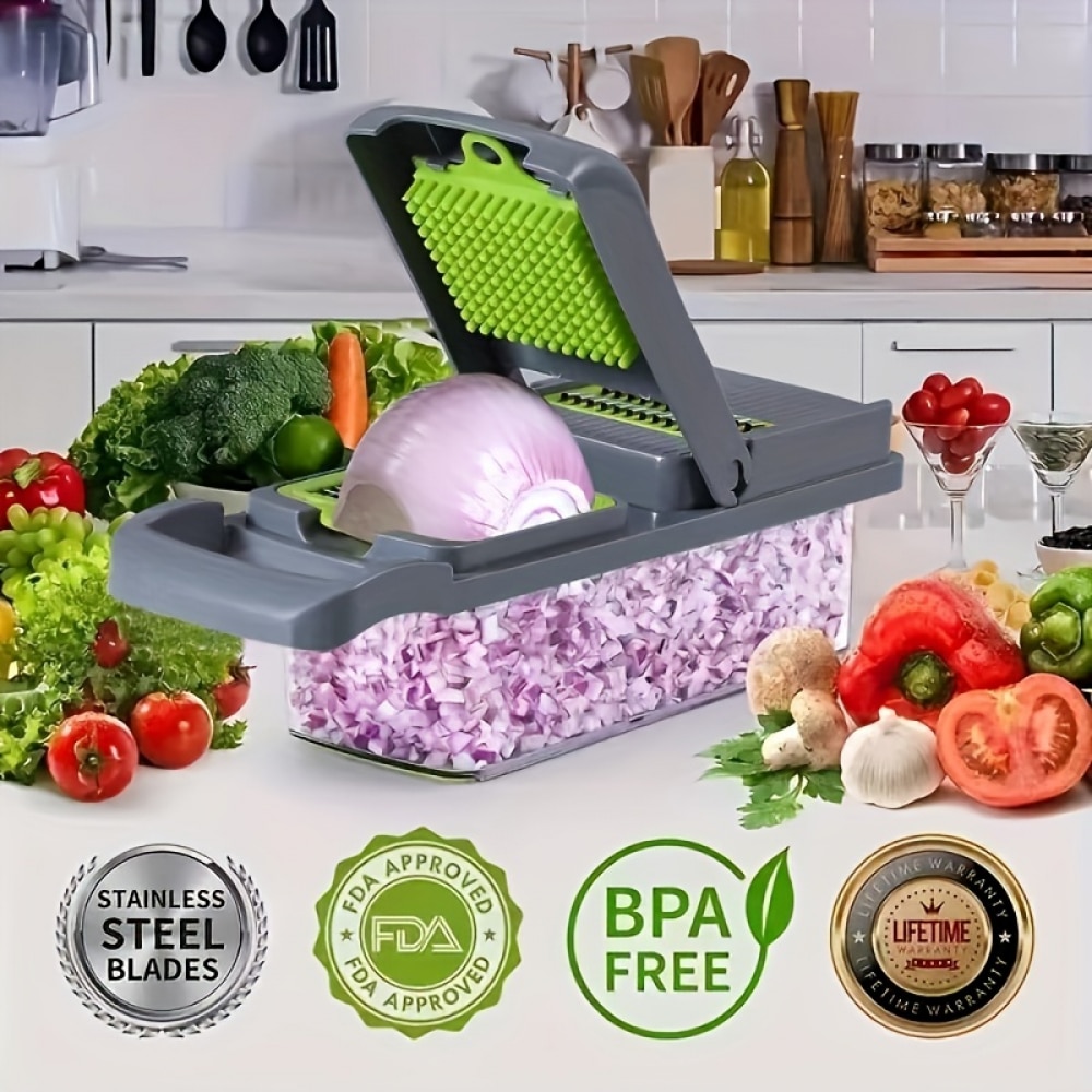 14 in 1 Multifunctional Vegetable Chopper, Cutter Vegetable Dicer