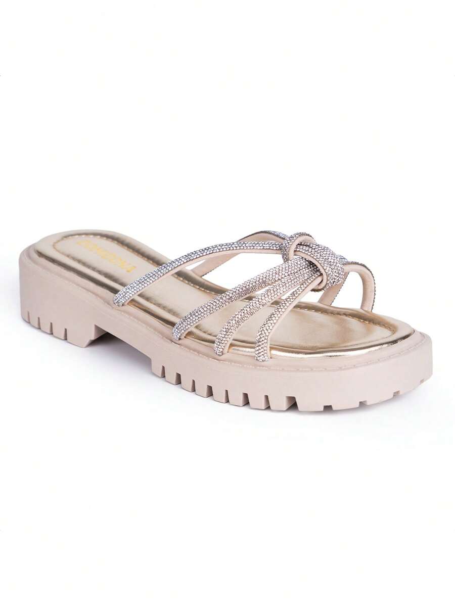 Domidona Women Platforms & Wedge Sandals - 金色 - 查看 1