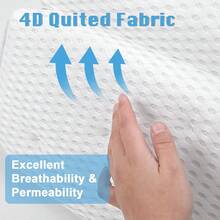 4D Lưới Cốc hút , Phòng tắm Gối , Gối bồn tắm , 1 cái - trắng - Xem 6