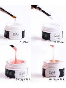 15毫升亮光肉桂色亮光指甲膠,伸展膠修復破損指甲,打造美甲 - 彩色 - 查看 3