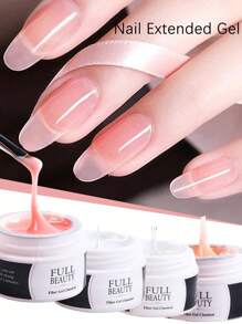 15毫升亮光肉桂色亮光指甲膠,伸展膠修復破損指甲,打造美甲 - 彩色 - 查看 1