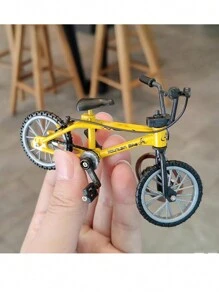 1pc Creative Mini Yellow Bicycle Keychain, Mountain Bike-shaped Key Chain For Couple Gift - Multicolor - View 2