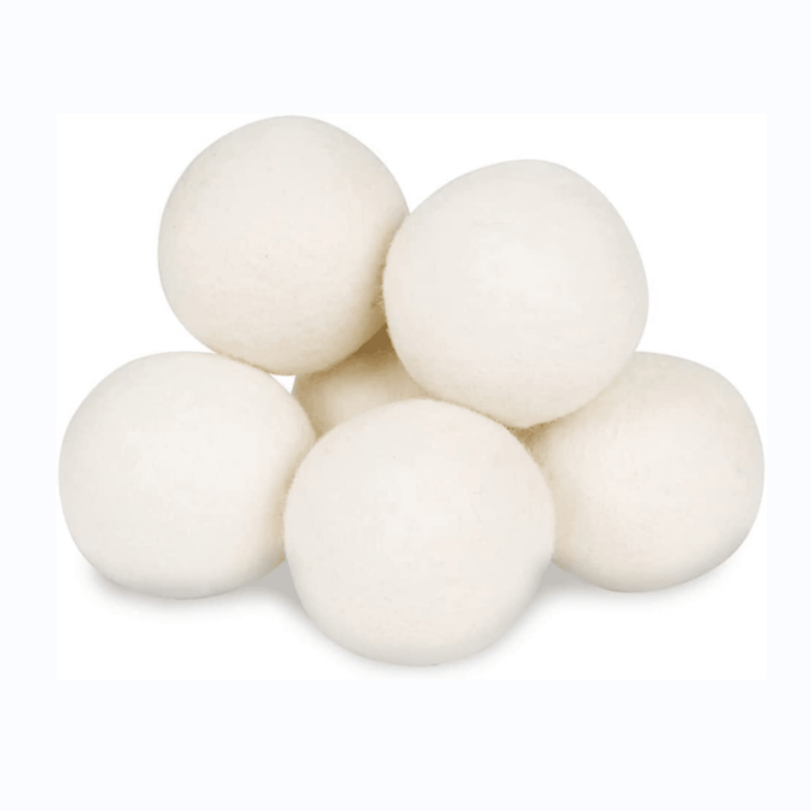 Natural wool dryer balls change dryer sheets and fabric softener