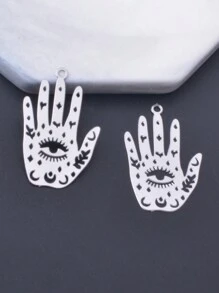 10pcs Brass Gold-color Mushroom Snake Design Stainless Steel Pendant For Earring/necklace/bracelet Craft