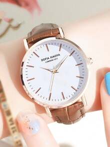 1 Pieza Reloj Blanco Para Mujer Para Uso Diario - Blanco - Ver 6