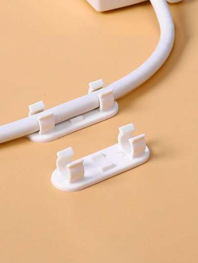 Effen Cable Tie, Moderne Wit Organizer Home view 5