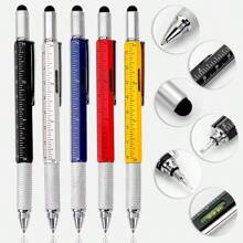 Bolígrafo Destornillador Portátil 7 En 1, Escala De Medición Multifunción, Stylus De Pantalla Táctil, Herramienta De Nivel - Ver 2