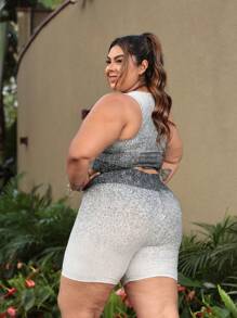 Plus Size Co-Ords - 白色 - 查看 2