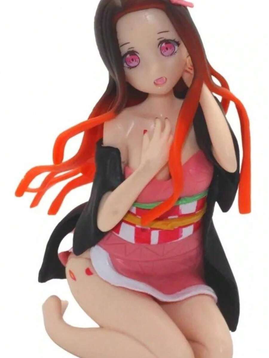 Anime Nezuko Sexy Kneeling Collectible Figure, Action Figure With Presentation Packaging (ONLY FOR OVER 18 YEARS OLD) - Multicolor - View 1