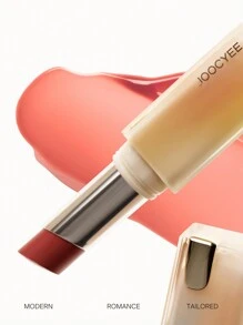 JOOCYEE Glazed Rouge 523 灰粉色月光光澤保濕潤唇膏，長效不脫色