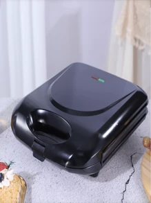 1 Pieza Fabricante De Desayuno Multifuncional 3 En 1 Para Freír Huevo, Hacer Sándwich Y Filete - Negro - Ver 4