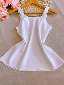 Women Tank Tops & Camis - 白色 - 查看 2