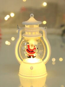 Giáng sinh Led Nến Đèn lồng giấy , Người già , Cây thông noel Đồ trang trí , Bối cảnh , Creative Đồ trang trí , Qủa tặng Đèn - trắng - Xem 4