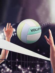 1pc Soft PU Cover Volleyball For Training And Beach Sports, Middle School Entrance Exam Special