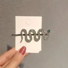 Clip 1 plata serpiente zodíaco es adecuado para uso diario - Plateado - Ver 2