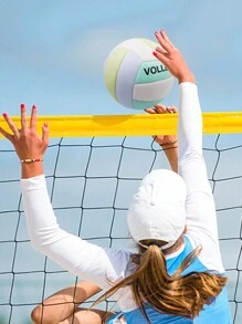 1pc Soft PU Cover Volleyball For Training And Beach Sports, Middle School Entrance Exam Special