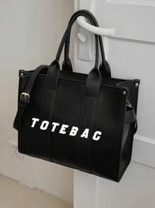 Túi đeo vai thời trang nhẹ, giản dị dành cho doanh nhân, Túi xách vải nhẹ có dây đeo có thể điều chỉnh, Túi Satchel đơn giản dành cho nữ tuổi teen Sinh viên đại học, tân binh & nhân viên cổ trắng Hoàn hảo cho văn phòng, đại học, công việc, kinh doanh, đi làm, ngoài trời, du lịch, đi chơi - màu đen - Xem 5