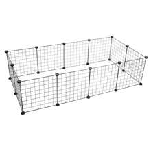 Pet Playpen, Small Animal Cage Indoor Portable Metal Wire Yard Fence for Small Animals, Guinea Pigs, Rabbits Kennel Crate Fence Tent