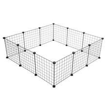 Pet Playpen, Small Animal Cage Indoor Portable Metal Wire Yard Fence for Small Animals, Guinea Pigs, Rabbits Kennel Crate Fence Tent