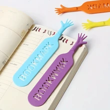 4pcs Creative 3d Funny Hand Shaped Bookmark For Students, Reading Lovers - Multicolor - View 10