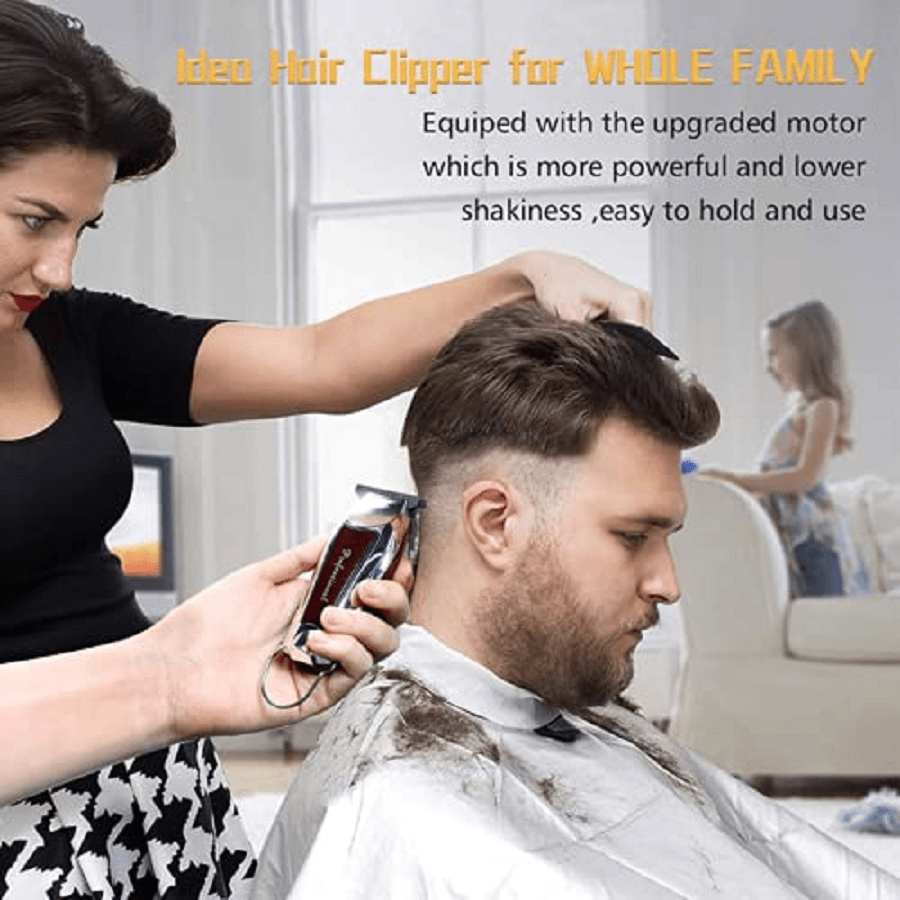 Professional Electric Hair Clippers, Beards Shaver, Bald Engraving And