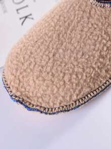 2pairs/Pack Women's Random Color Leopard Print Patchwork Thickened Double-Layered Thermal Lined Floor Socks, Anti-Slip And Keep Warm - Multicolor - View 3