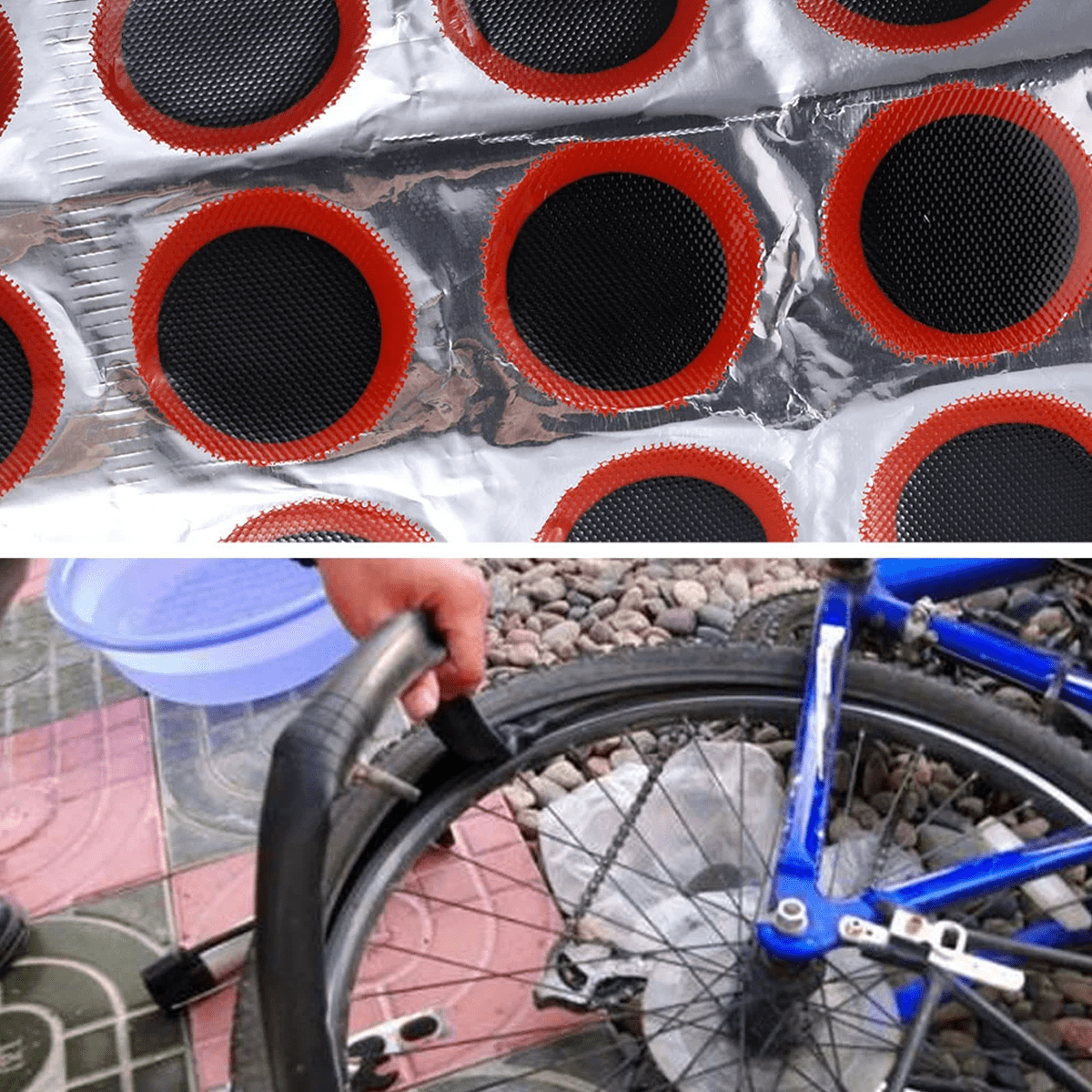 48pcs Mountain Bike Inner Tube Puncture Repair Kit SHEIN USA