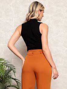 Women Tank Tops & Camis - 黑色 - 查看 2