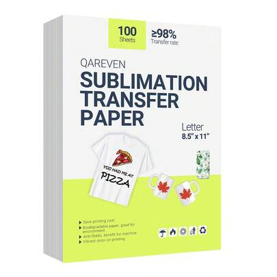 50 Sheets A4 Sublimation Paper Thermal Transfer Paper Suitable For Any Inkjet Printer With Sublimation Ink