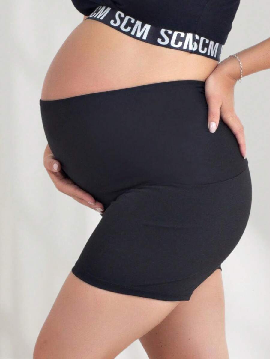 Women Sports Shorts - 黑色 - 查看 1