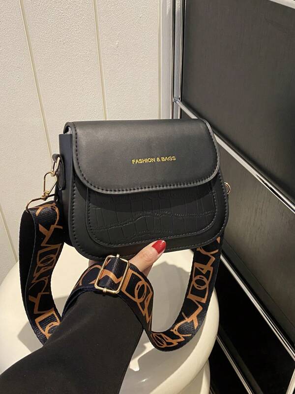 Modische und vielseitige Umhängetasche mit Struktur für Damen, Mini-Umhängetasche Einfarbig, Umhängetasche mit breitem Riemen, quadratische Geldbörse aus PU-Leder für Damen