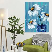 1 件卷起的画布 - 无折痕、成人帆布 DIY 丙烯数字油画、成人丙烯数字油画套装（带画框）、绘画套装、儿童油画数字、成人爱好和工艺品、钻石画配件、5D 人造钻石艺术、人造钻石画套装、钻石艺术套装、家居装饰套装（16x20 英寸，无框） - 40x50 公分/16x20 英寸 - 查看 1