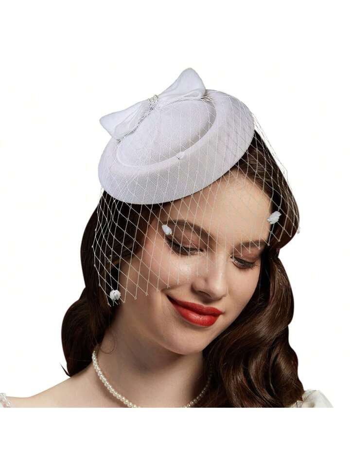 ⑤アノンハット お花 ピルボックスハット