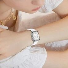 1 件男女通用 I-Fashion 薄硅胶 T 形腕带替换表带，带 Ultra Se/8/7/6/5/4/3/2/1，兼容 Apple Watch 表带 38 毫米 40 毫米 41 毫米 45 毫米 44 毫米 42 毫米 49 毫米，柔软、舒适、透气