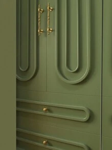 brass handle small French light luxury cabinet door handle retro wardrobe cabinet gold drawer handle