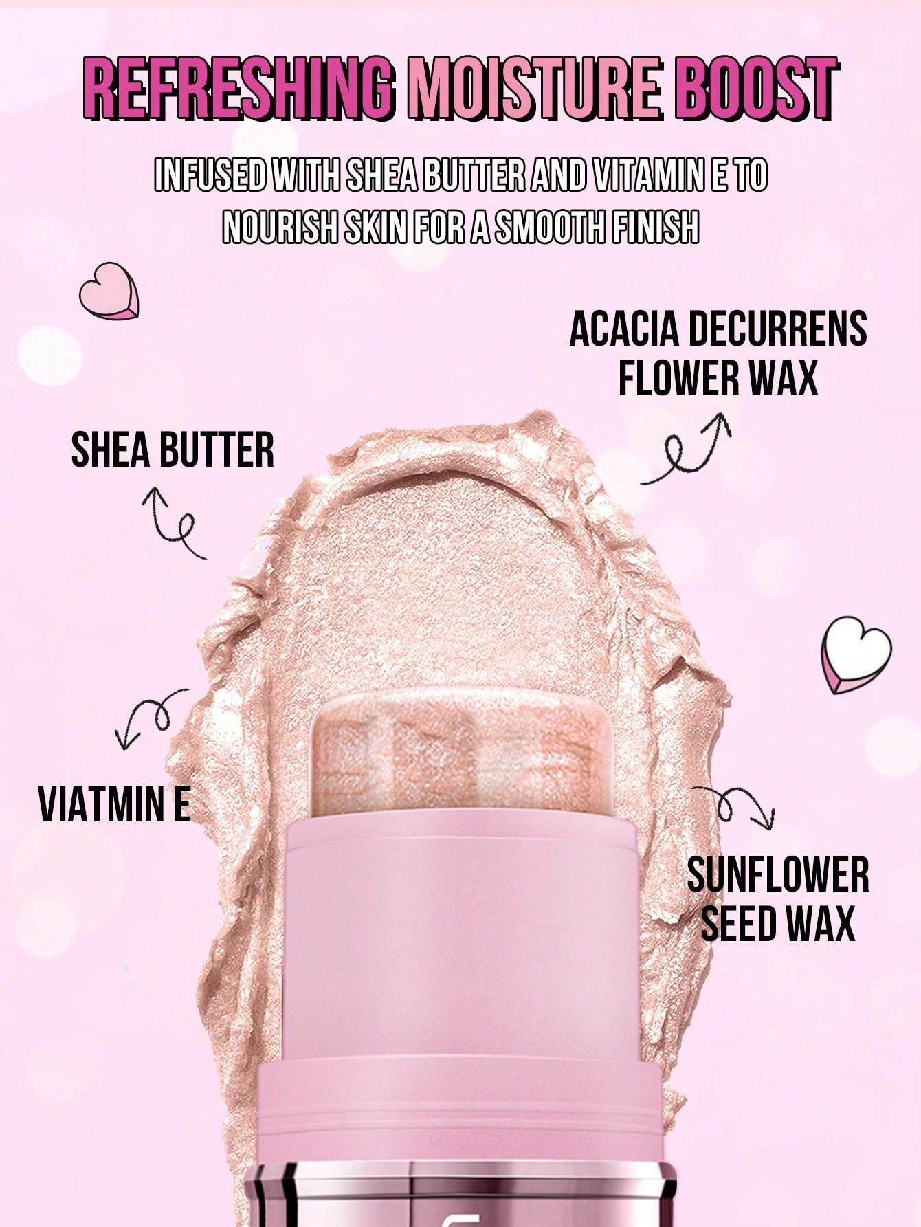 MissIyn You Glow Girl! Highlighter Stick,Easy application, Lightweight