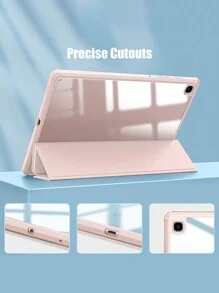Caja Protectora Acrílica Compatible Con Samsung Tablet S6lite, S7, S8, A7 Lite, A8 - Rosa - Ver 8