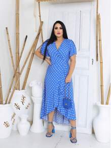 Women Dresses - 寶藍色 - 查看 2