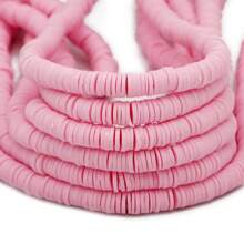 大約320顆/串6mm軟陶薄片間隔鬆散珠,適用於珠寶製作工藝 - 6mm/約320pcs - 查看 21