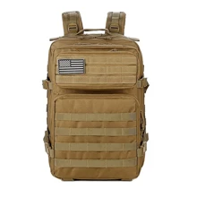 Hot Selling  Men's Large Capacity Outdoor Backpack,Made Of 900D , Waterproof Backpack, Suitable For Camping Sports Fishing - Khaki - View 3