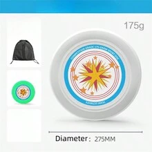 1pc 175g Game Toy, Glow In The Dark Flying Disc - Green - View 8